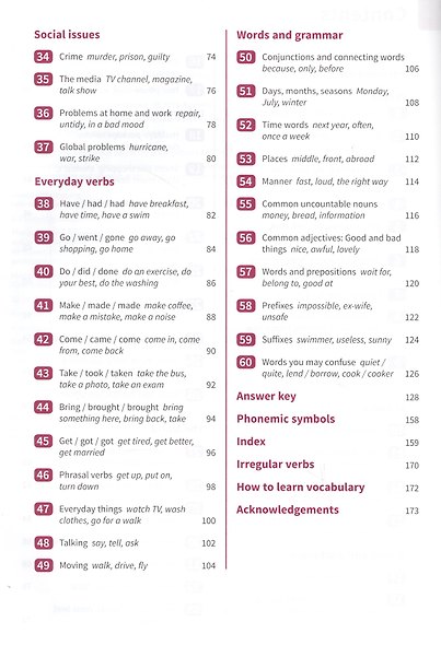 English Vocabulary in Use. Elementary. Vocabulary reference and practice with answers - фото 3