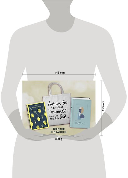 Комплект Книги и шоппер ("Франкенштейн", "Портрет Дориана Грея" и Шопер "Лучше бы я сейчас читал...) - фото 5