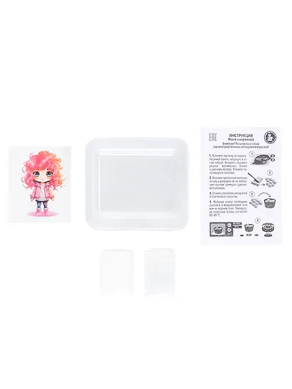 Набор для изготовления мыла. Рукодельное мыло с картинкой "Василиса" - фото 4