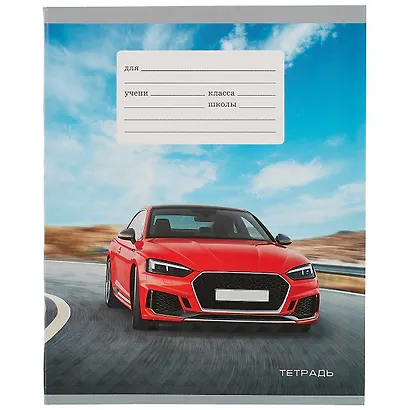 Тетрадь в клетку Unnika, "Победители дорог (авто)", 12 листов, в ассортименте - фото 1