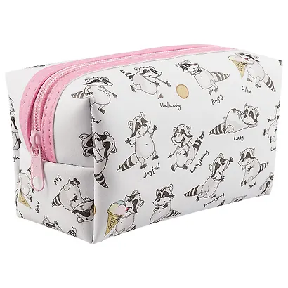 Косметичка на молнии Raccoons Life (16х8) (ПВХ бокс) - фото 1