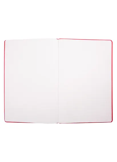 Книга для записей В5 96л кл. "JOY BOOK" особый красный, иск.кожа, тонир.блок, ляссе, инд.уп. - фото 4