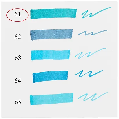 Маркер художественный "Сонет" зелено-синий, двухсторон., тонк. и широк.долото, Сонет - фото 3