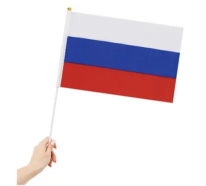 Флаг России ручной, полотно 30*45 см, подвес - фото 6