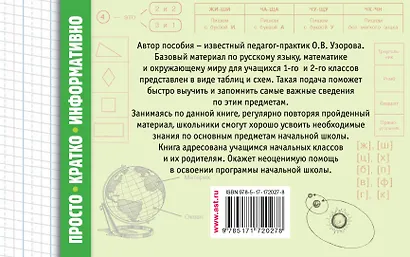 Все таблицы для начальной школы. 1–2 класс. Русский язык, математика, окружающий мир - фото 8
