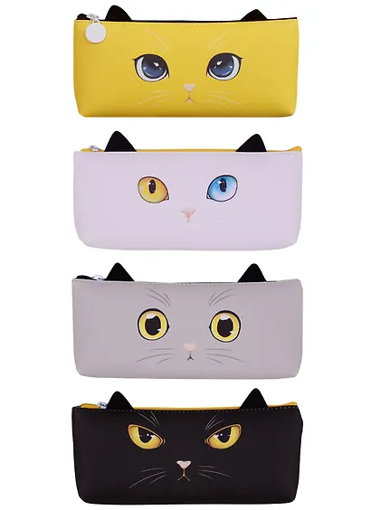 Пенал на молнии «Глаза кошки», 20 х 8 см - фото 4