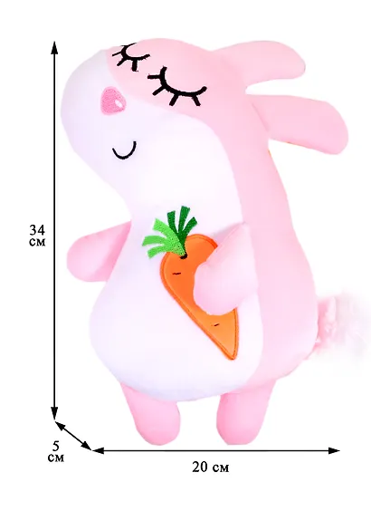 Игрушка мягкая Зайка В34 6399/РЗ/34 - фото 2