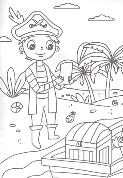 РАСКРАСКА А5 эконом. ПИРАТЫ - фото 3