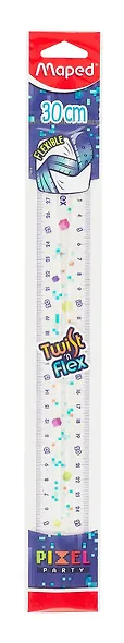 Линейка 30см гибкая, декорированная, инд.уп., Maped - фото 1