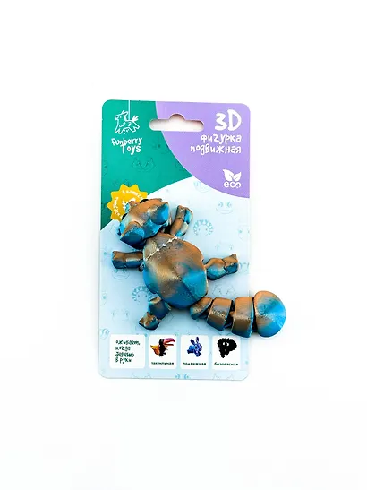 Фигурка 3D Енотик Мико (пластик) (16х10) (132) - фото 2