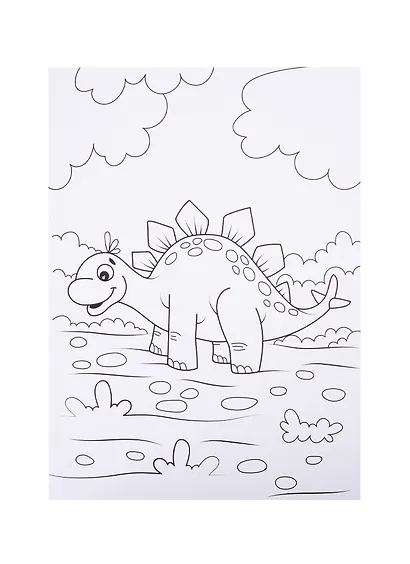 WOW РАСКРАСКА. Милые динозаврики - фото 2