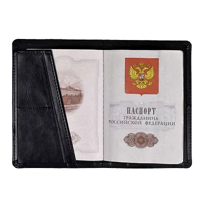 Ежедневник недат. А5+ 160л 175*245 "Сариф" черный + обложка на паспорт, мягк.переплет, блинтовое тиснение, офсет, ляссе, подар. упаковка - фото 12