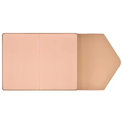 Ежедневник недат. А5 160л "Наппа экстра" бежевый,  иск.кожа, тв.переплет, блинт.тиснение, офсет, ляссе - фото 4