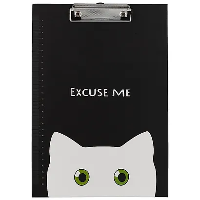 Планшет «Excuse me», А4, ламинированный картон, с подвесом, в индивидуальной упаковке, в ассортименте - фото 1