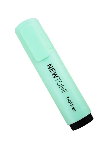 Текстовыделитель Hatber, пастельный мятный - фото 1