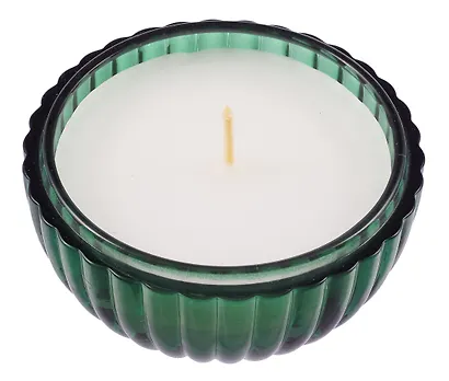 Свеча ароматическая Шар (стекло) (зеленая) (8см) (12-20250519-2) - фото 4