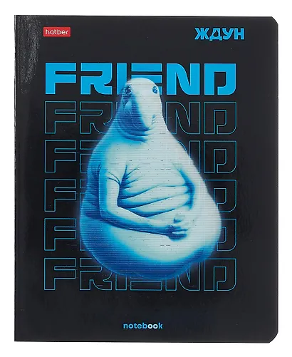 Тетрадь 48л кл. "Ждун" мел.картон, глянц.ламинация, выб.лак, ассорти - фото 6