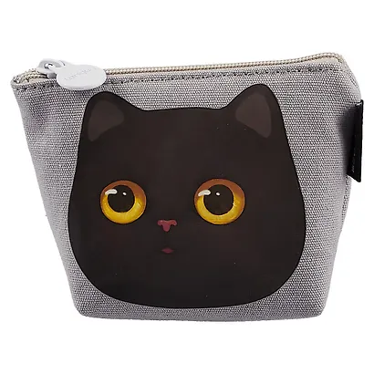 Кошелек на молнии Кошка Miaomi (ткань) (11х8) (LG-10878) - фото 5
