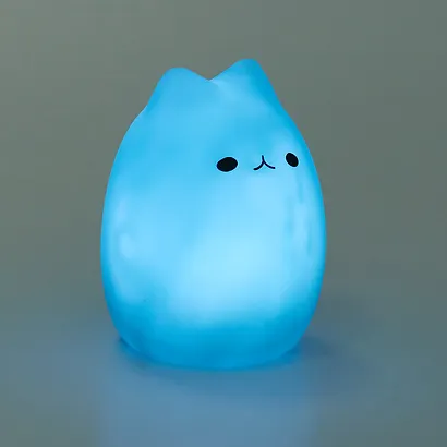 Светильник LED Котик овальный, 8х10см, цвета в ассортименте - фото 3