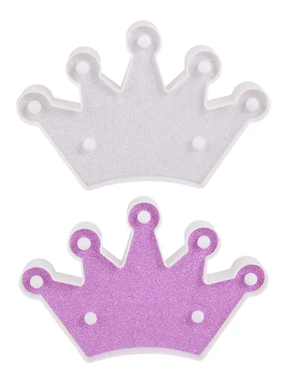 Светильник LED Корона (глиттер) (пластик) (18х11) (12-07509-7509-1) - фото 5