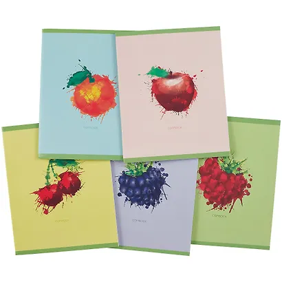 Тетрадь в линейку Listoff, "Сочные краски", 48 листов, в ассортименте - фото 7