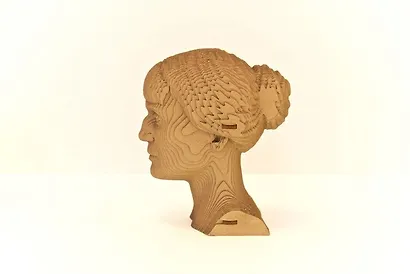 Конструктор из картона Декоративный бюст - 3D Ахматова - фото 4