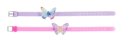 Набор парных браслетов Бабочки (силикон) (12-04407-B78) (Lafilaf) - фото 7