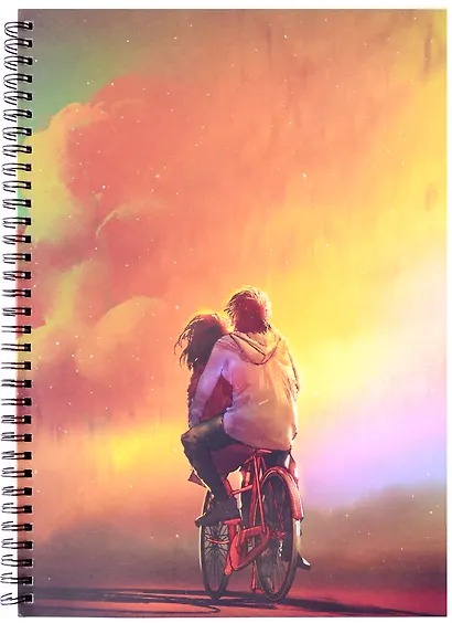 Тетрадь в клетку Listoff, "New day. Дизайн 3", А4, 96 листов - фото 1