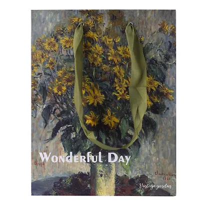 Пакет А5 18*23*10 "Vintage garden" нейтр., бум.мат.ламинат - фото 2