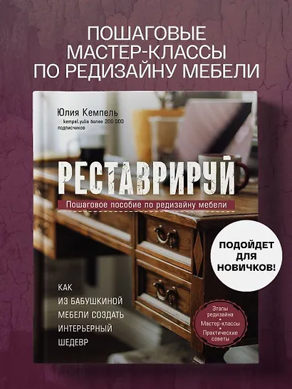 Реставрируй. Как из бабушкиной мебели создать интерьерный шедевр - фото 4