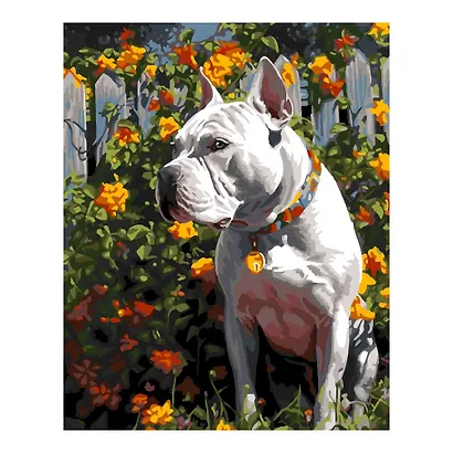 Картина по номерам холст на подрамнике 40*50см "Защитник" - фото 1