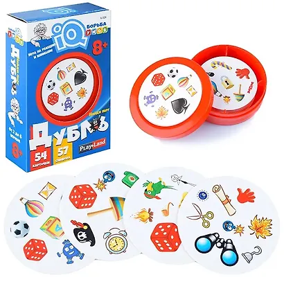 Настольная игра «Дубль», 54 карточки, Play Land - фото 3
