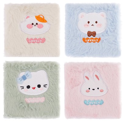 Записная книжка А6 "Fluffy", 96 л. в линейку, в ассортименте - фото 1