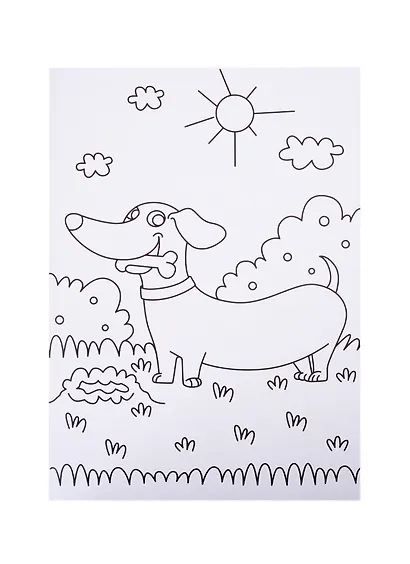 Кошки и собаки. Раскраска - фото 5