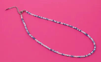 Чокер из бисера голубой (12-253004-С40) (Lafilaf) - фото 4