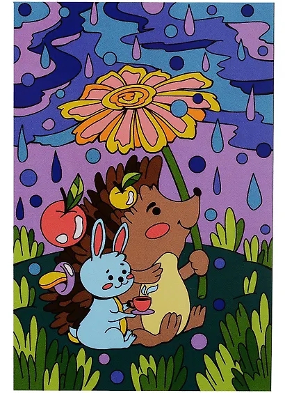 Набор для творчества LORI. Картина по номерам "Летний дождь" - фото 1