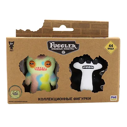 Коллекционные фигурки Fugglers Персиковый малыш, Загадочный барсук(2шт) (FG2015F) - фото 1