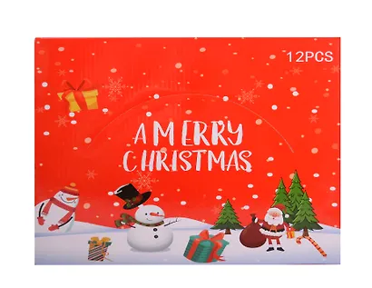 Новогодняя свеча в баночке Счастливого Рождества (4х6) - фото 2