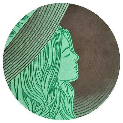 Ежедневник недат. А5 120л "Виннер" мятный, иск.кожа, мягкий переплет, блинт.тиснение, шелкография, офсет, ляссе - фото 9