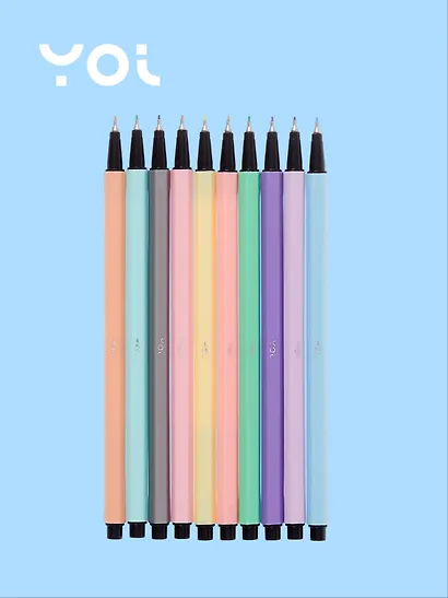 Ручки капиллярные 10 цветов, 0,45мм, Art idea - фото 3