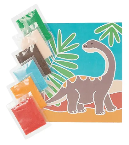 Фреска. Динозавры. Набор для творчества . -Китай: Bondibon, (Творчество с Буки). ВВ1967 462986 - фото 4