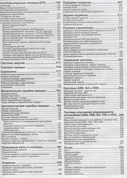 Toyota Camry. Модели 2001-2005 гг. выпуска с двигателями 2AZ-FE (2,4 л), 1MZ-FE (3,0 л) и 3MZ-FE (3,3 л). Руководство по ремонту и техническому обслуживанию - фото 3