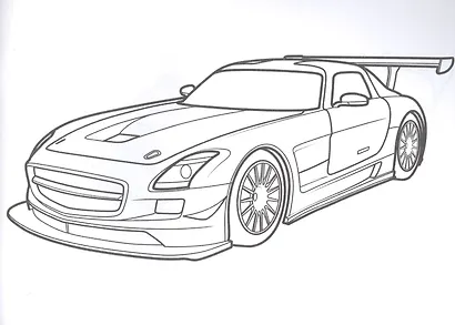 РАСКРАСКА ДЛЯ МАЛЬЧИКОВ А5. СПОРТИВНЫЕ МАШИНЫ - фото 2