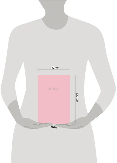 Ежедневник недат. А5 "Мои цветочные мгновения. Блокнот с розовыми страницами " 7БЦ, тиснение фольгой - фото 5