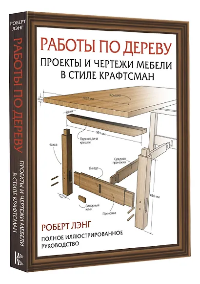 Работы по дереву. Проекты и чертежи мебели в стиле крафтсман - фото 3