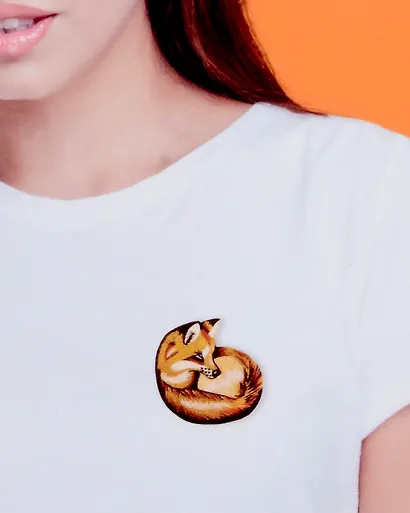 Набор для творчества Вышивка брошь "Лиса" - фото 3