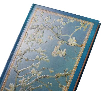 Книга для записей «Ван Гог. Ветка миндаля», А5, твердая обложка - фото 4