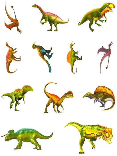 Динозавры. Дополни картинку! Внутри 48 фото-наклеек! - фото 2