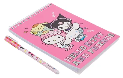 Скетчбук А5 60 листов "Куроми" + ручка шариковая синяя - фото 5