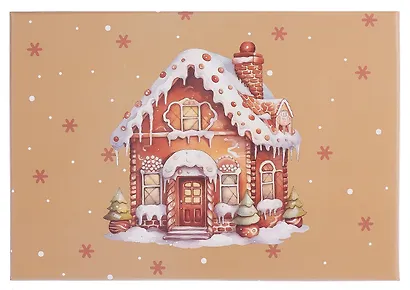 Коробка подарочная "Пряничный домик" 23*16*9,5, НГ, картон - фото 4